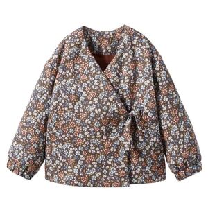 ZARA toddler girl floral quilted jacket, NWT